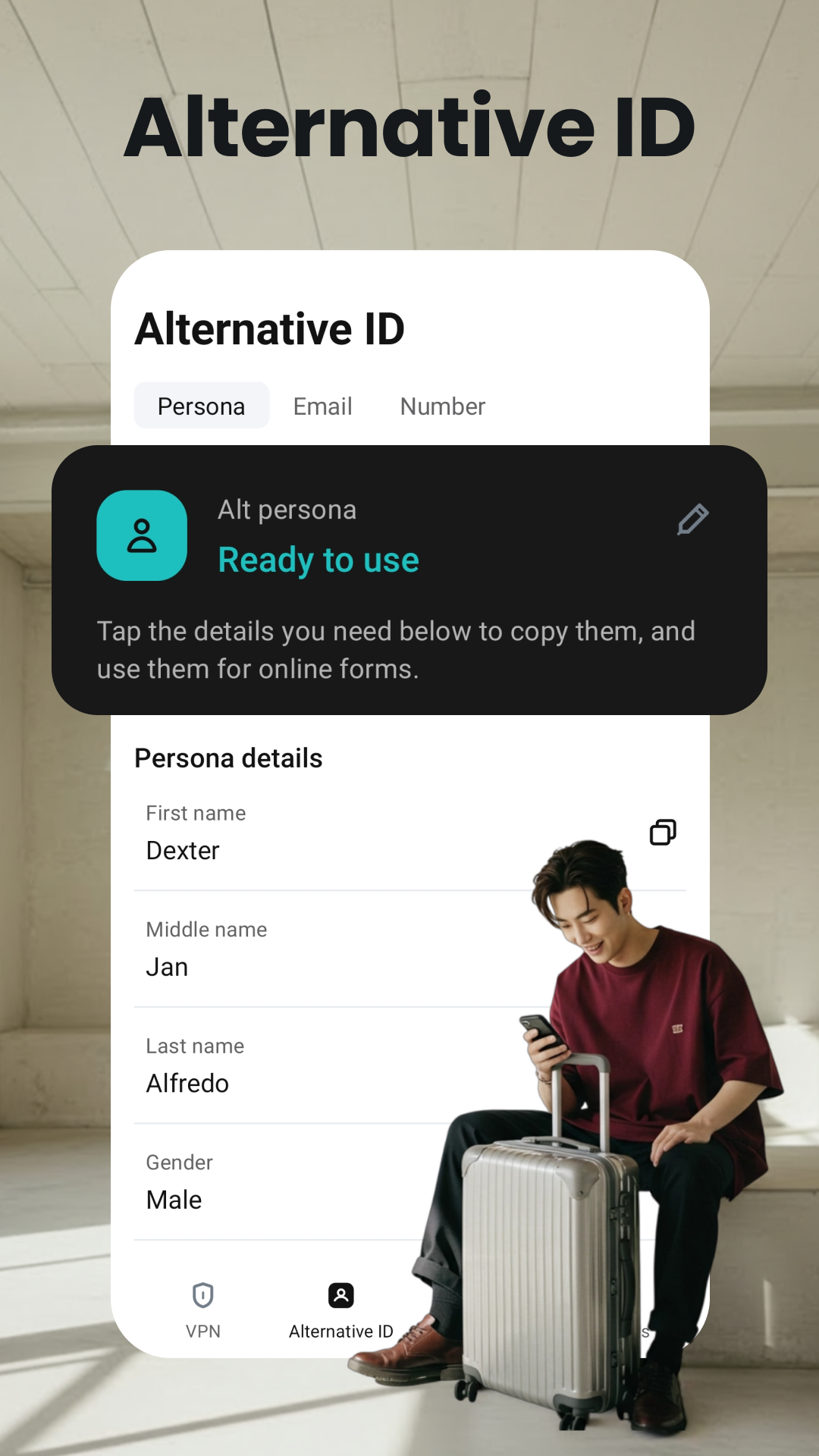 Surfshark App Store creative featuring Alternative ID